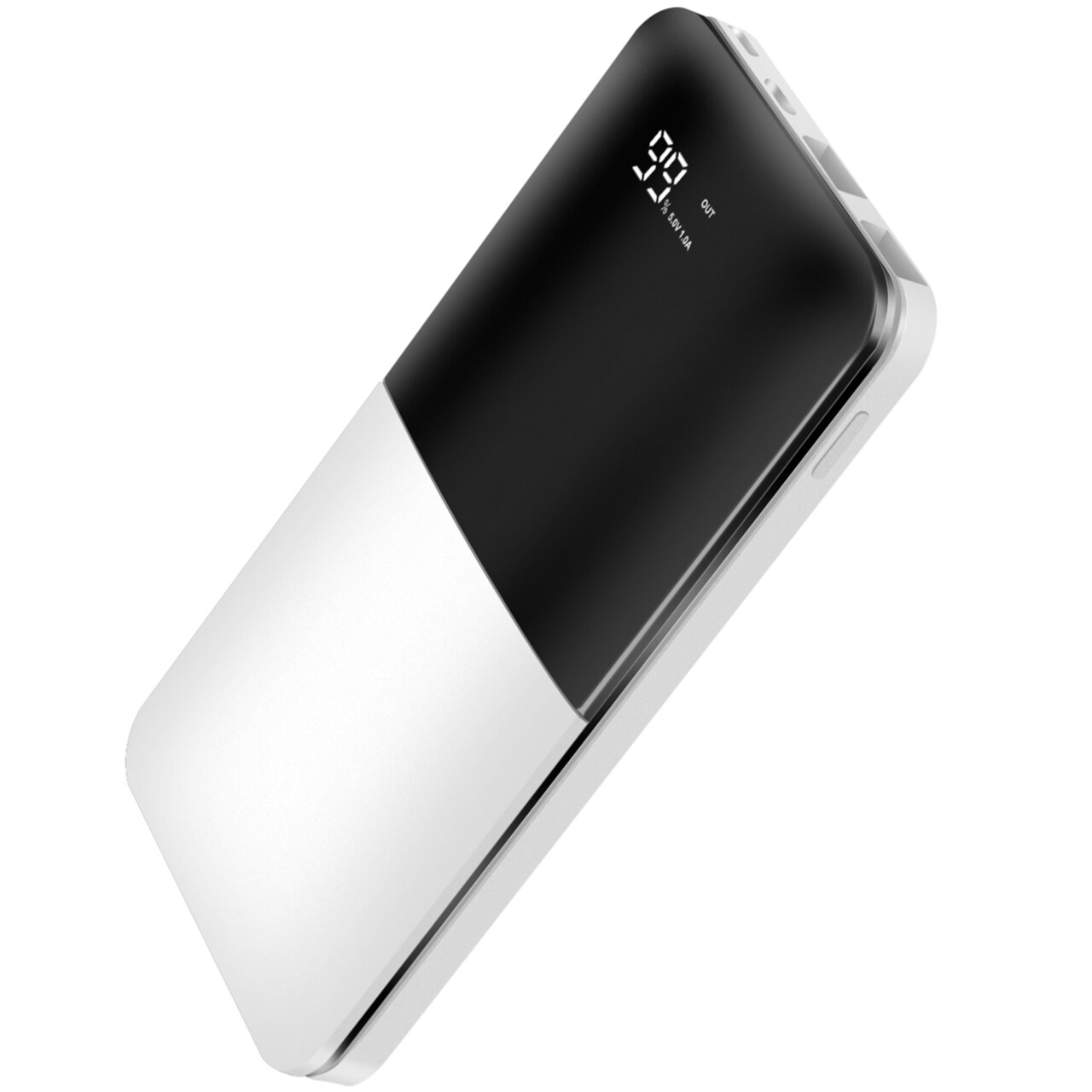 20000Mah Portable Charger Power Bank Digital Display Black White Blue Pink